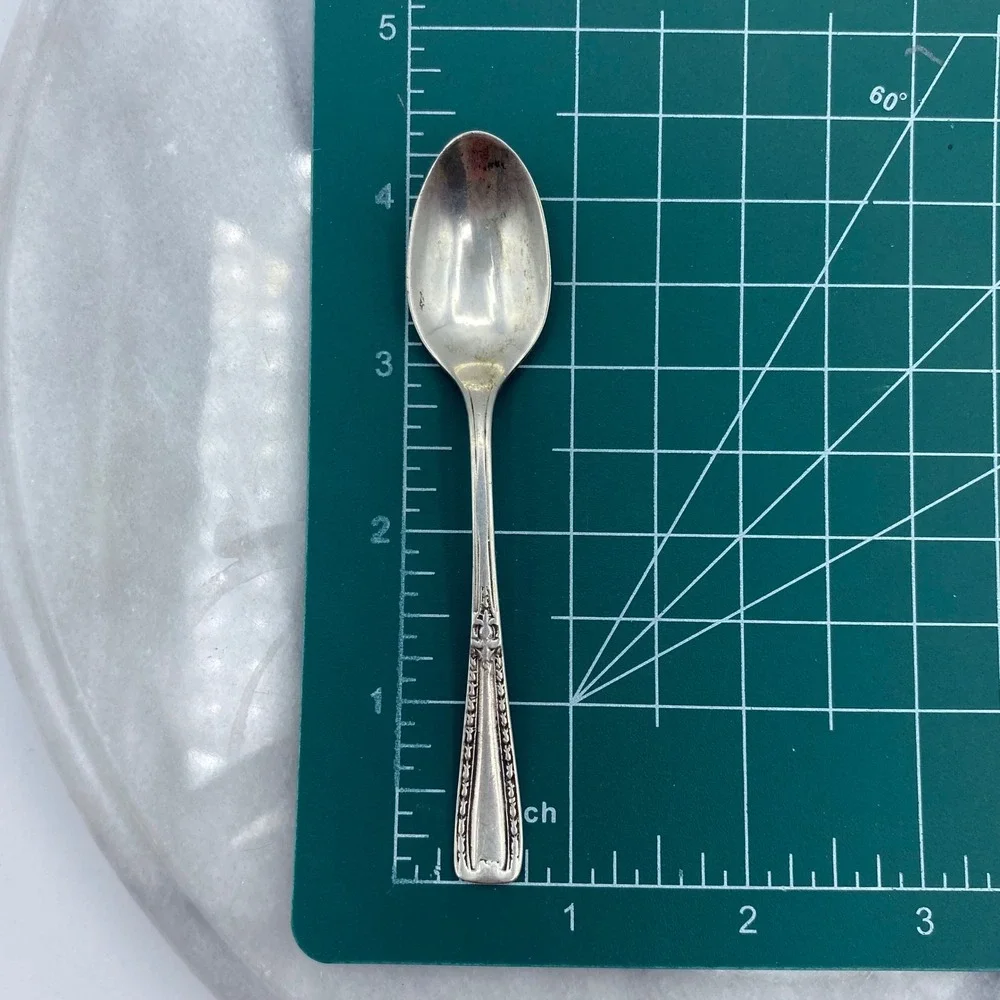 Sterling Silver Demitasse Spoon 4.25